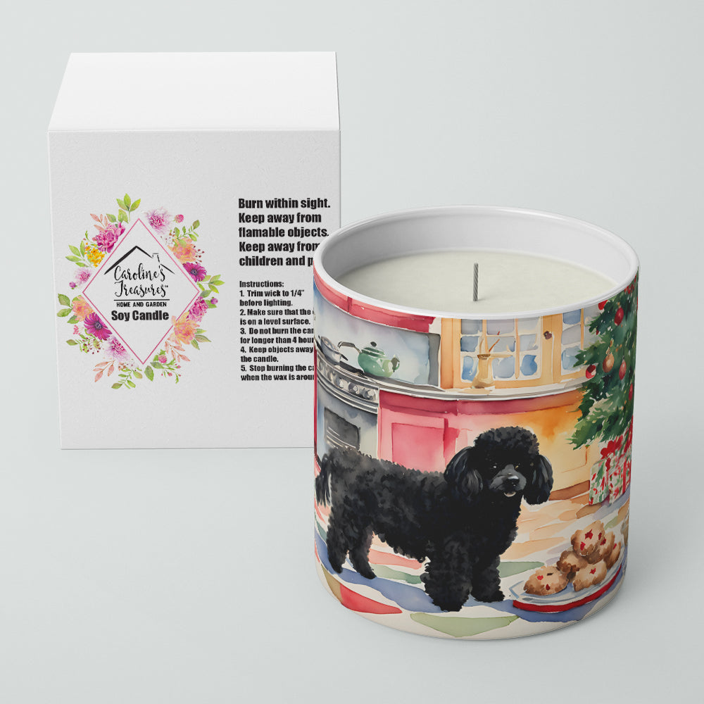 Poodle Christmas Cookies Decorative Soy Candle Image 2