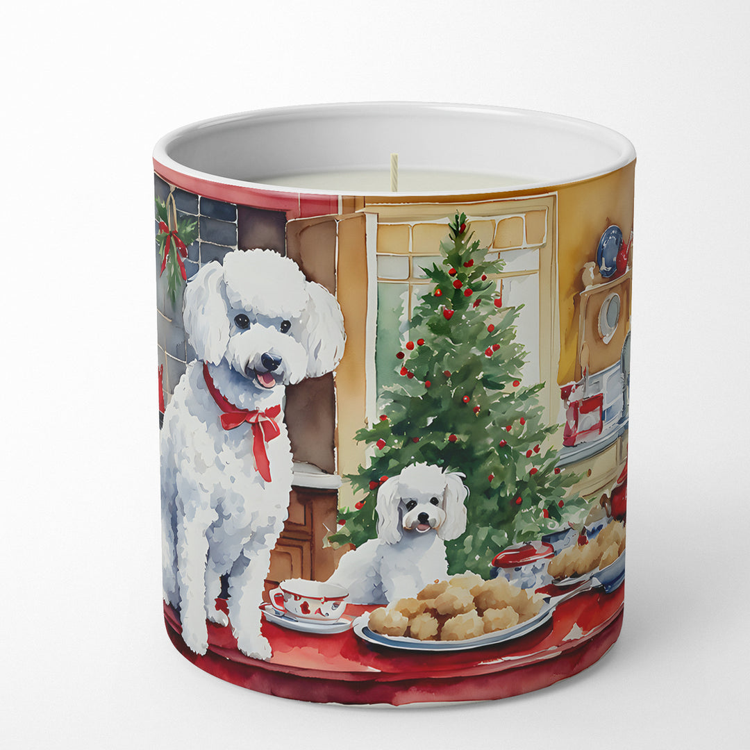 Poodle Christmas Cookies Decorative Soy Candle Image 1