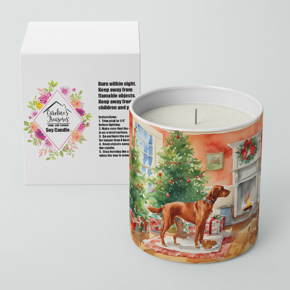 Redbone Coonhound Christmas Cookies Decorative Soy Candle Image 2