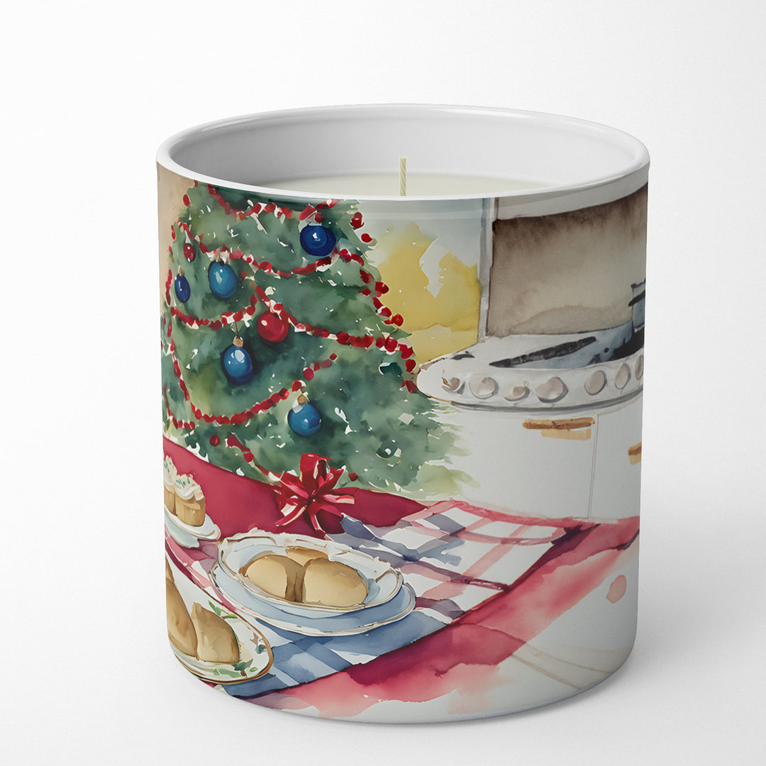 Pug Christmas Cookies Decorative Soy Candle Image 5