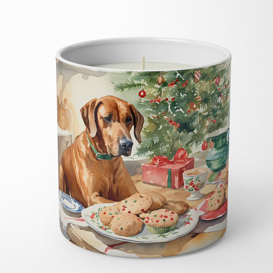 Rhodesian Ridgeback Christmas Cookies Decorative Soy Candle Image 1