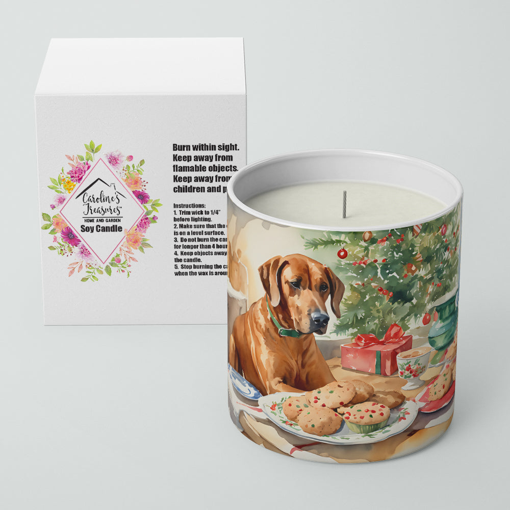 Rhodesian Ridgeback Christmas Cookies Decorative Soy Candle Image 2