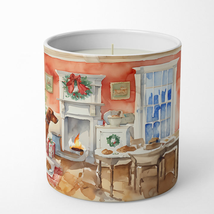 Redbone Coonhound Christmas Cookies Decorative Soy Candle Image 5