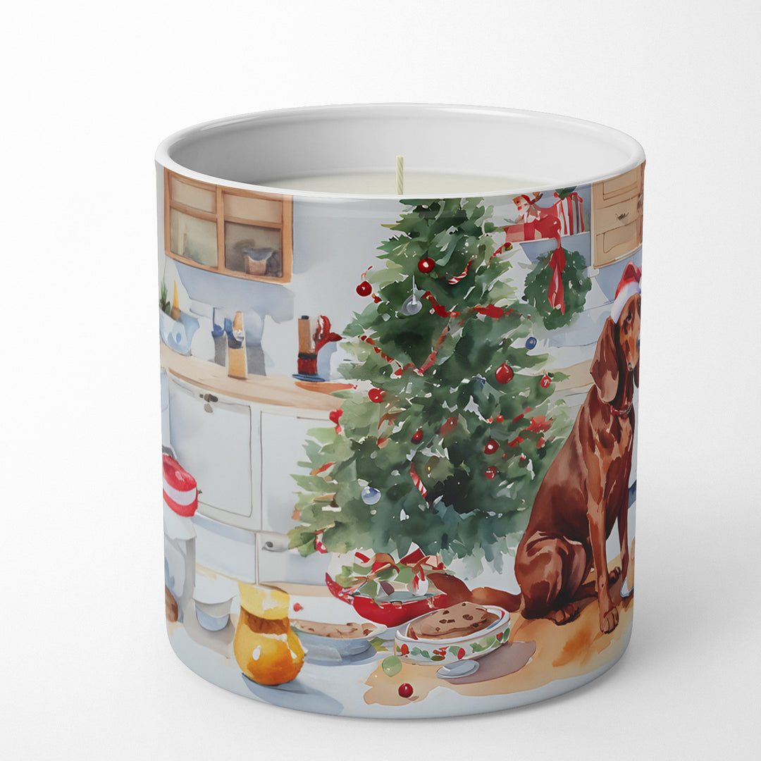 Redbone Coonhound Christmas Cookies Decorative Soy Candle Image 3