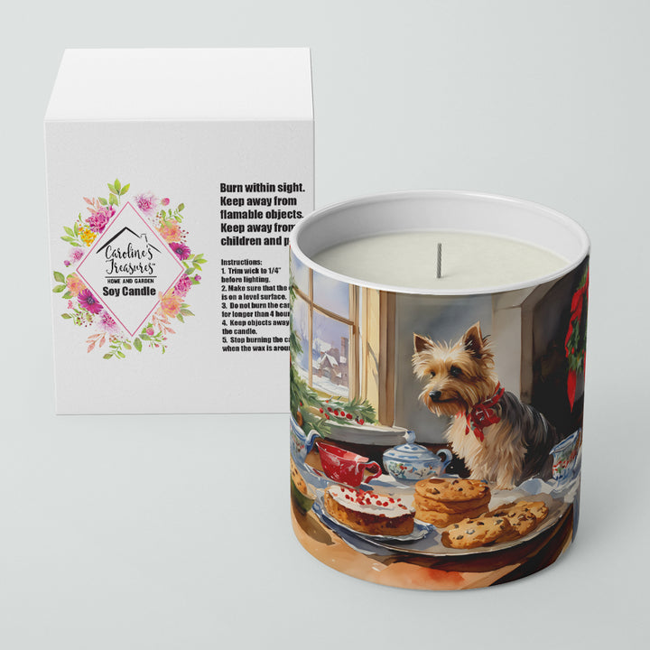 Silky Terrier Christmas Cookies Decorative Soy Candle Image 2