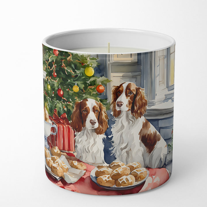 Welsh Springer Spaniel Christmas Cookies Decorative Soy Candle Image 1