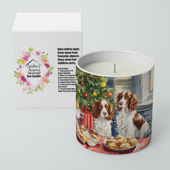 Welsh Springer Spaniel Christmas Cookies Decorative Soy Candle Image 2