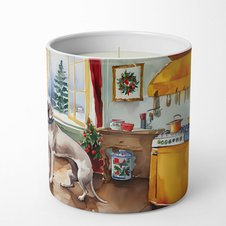 Weimaraner Christmas Cookies Decorative Soy Candle Image 5