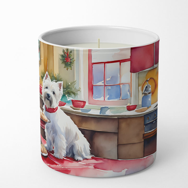 Westie Christmas Cookies Decorative Soy Candle Image 5