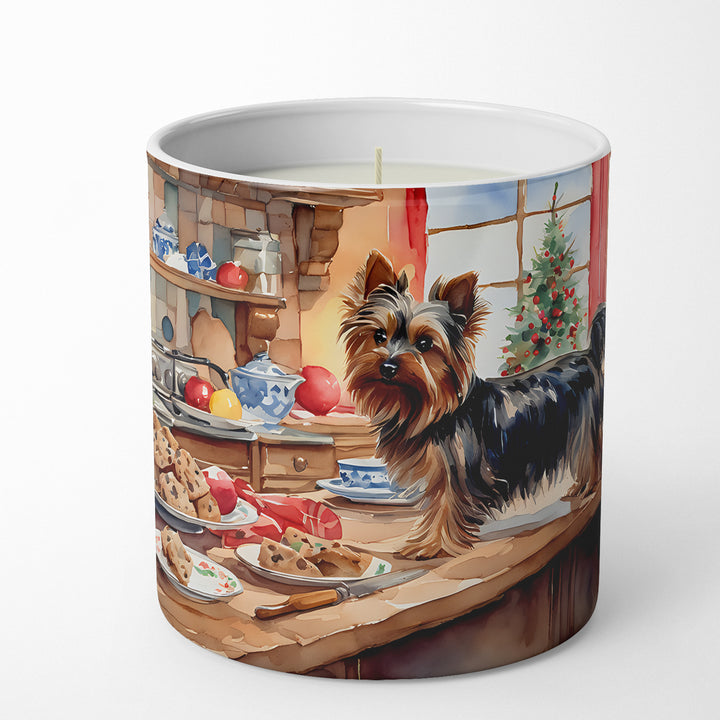 Yorkshire Terrier Yorkie Christmas Cookies Decorative Soy Candle Image 1