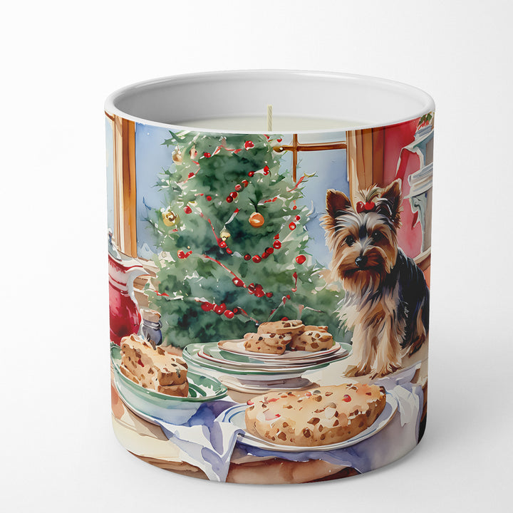 Yorkshire Terrier Yorkie Christmas Cookies Decorative Soy Candle Image 1