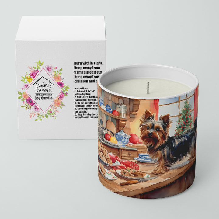 Yorkshire Terrier Yorkie Christmas Cookies Decorative Soy Candle Image 2