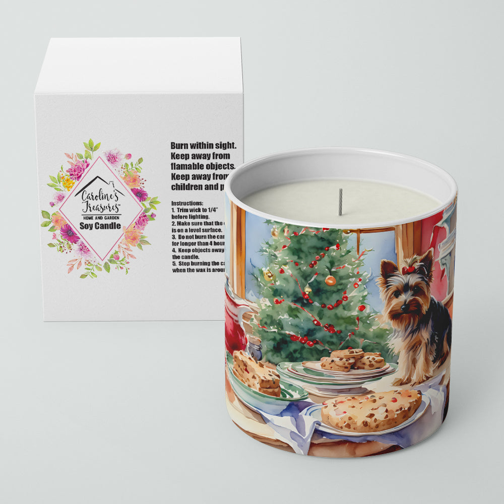 Yorkshire Terrier Yorkie Christmas Cookies Decorative Soy Candle Image 2