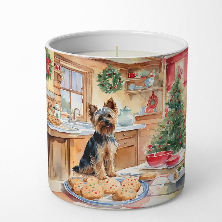 Yorkshire Terrier Yorkie Christmas Cookies Decorative Soy Candle Image 1