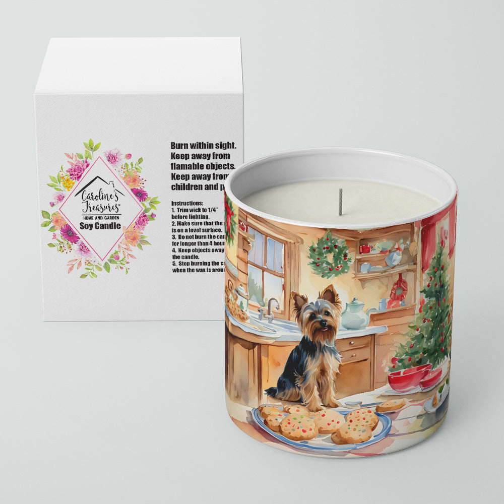 Yorkshire Terrier Yorkie Christmas Cookies Decorative Soy Candle Image 2