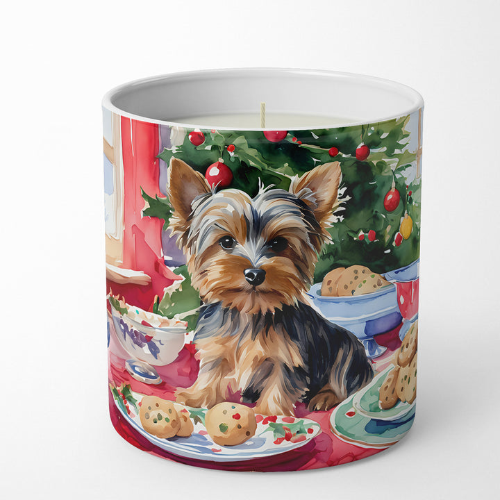 Yorkshire Terrier Yorkie Christmas Cookies Decorative Soy Candle Image 1