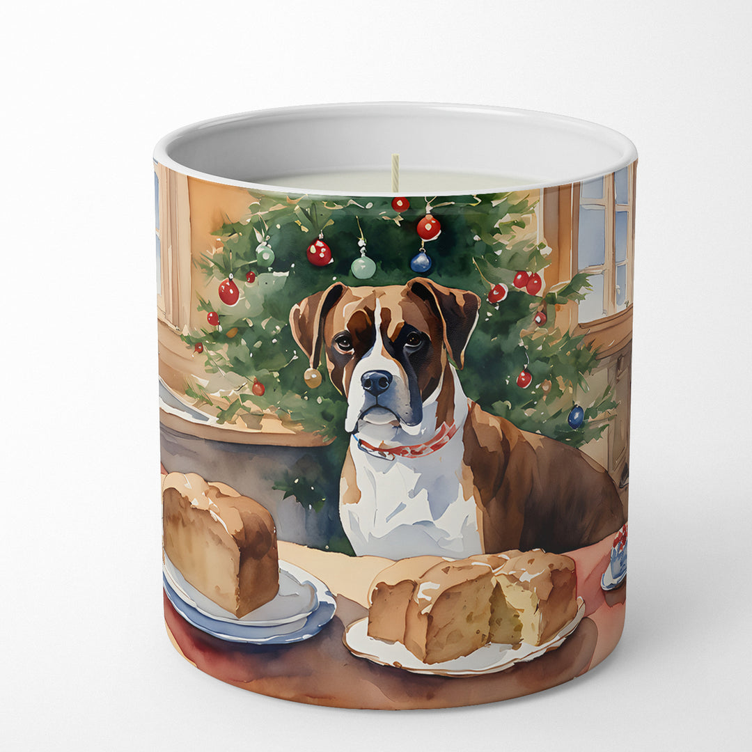 Boxer Christmas Cookies Decorative Soy Candle Image 1