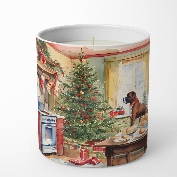 Boxer Christmas Cookies Decorative Soy Candle Image 1