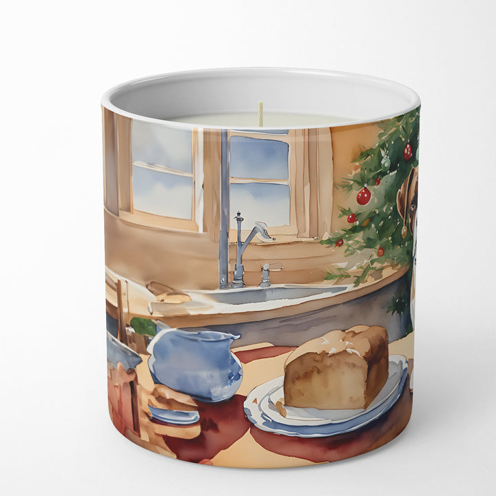 Boxer Christmas Cookies Decorative Soy Candle Image 3