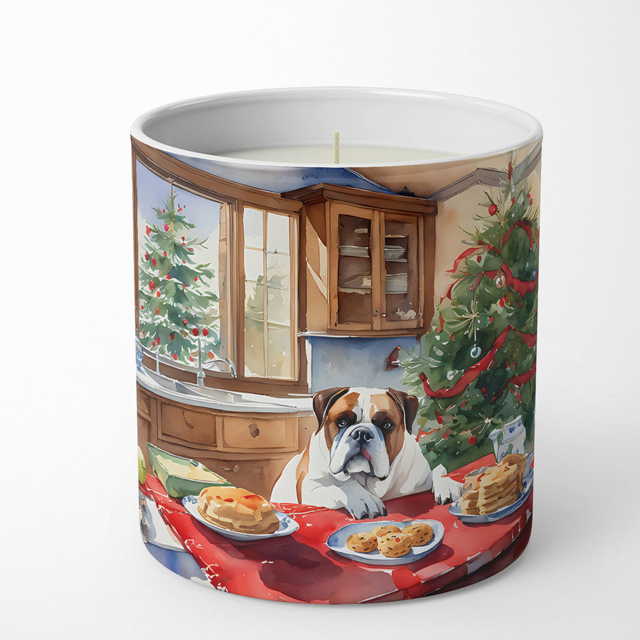 Boxer Christmas Cookies Decorative Soy Candle Image 1