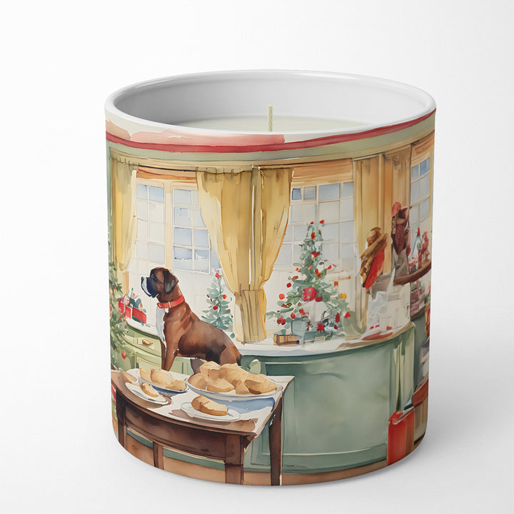 Boxer Christmas Cookies Decorative Soy Candle Image 5