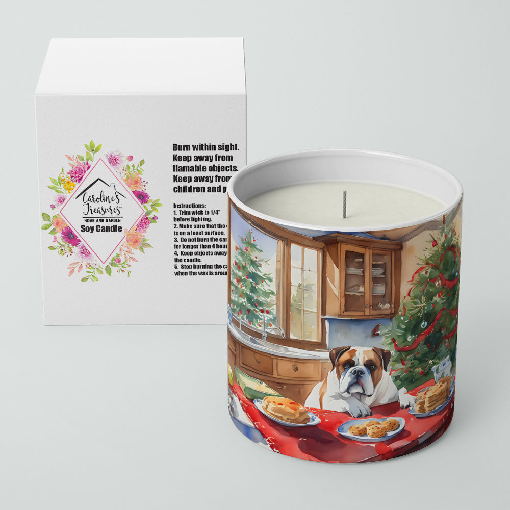 Boxer Christmas Cookies Decorative Soy Candle Image 2