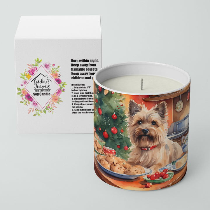 Cairn Terrier Christmas Cookies Decorative Soy Candle Image 2