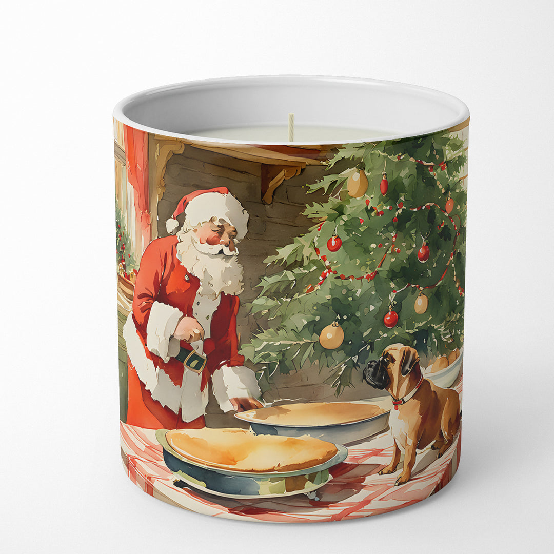 Bullmastiff Christmas Cookies Decorative Soy Candle Image 4