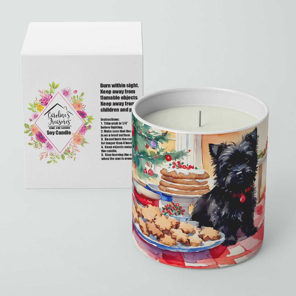 Cairn Terrier Christmas Cookies Decorative Soy Candle Image 2