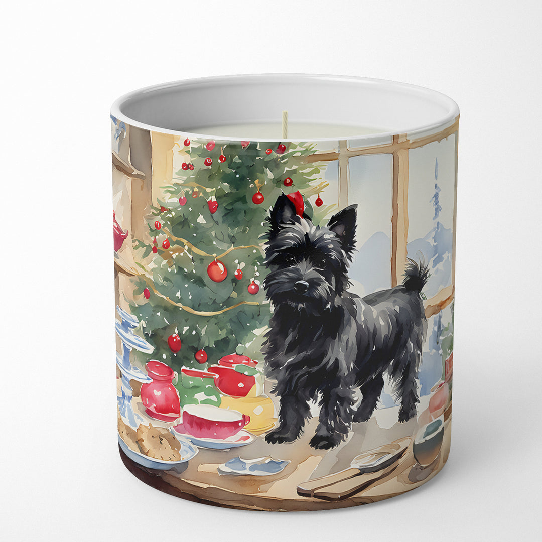 Cairn Terrier Christmas Cookies Decorative Soy Candle Image 1