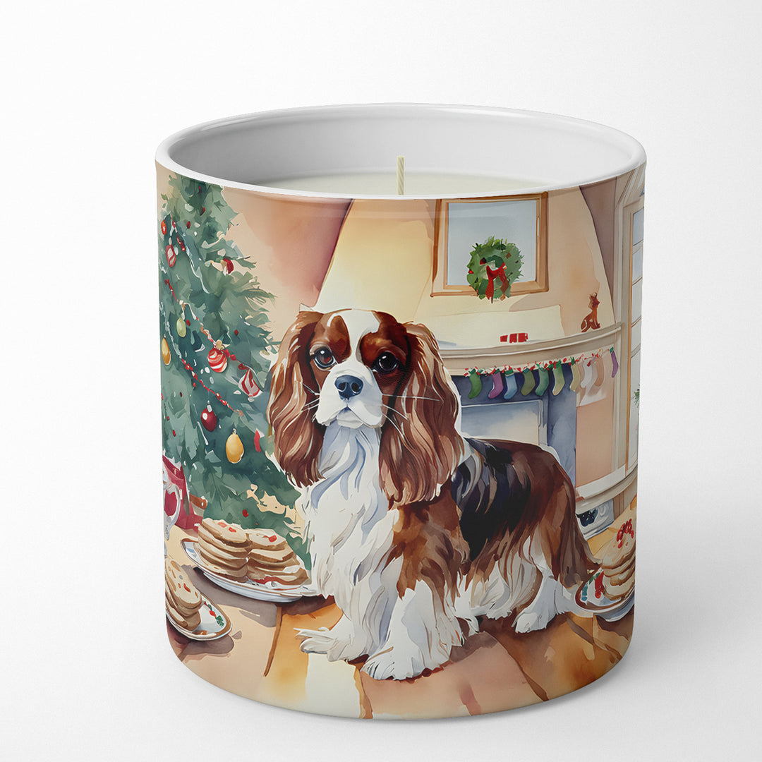 Cavalier Spaniel Christmas Cookies Decorative Soy Candle Image 1