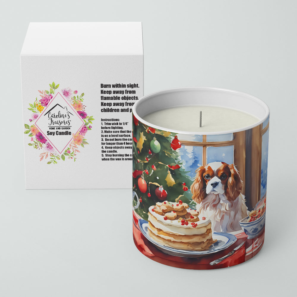 Cavalier Spaniel Christmas Cookies Decorative Soy Candle Image 2