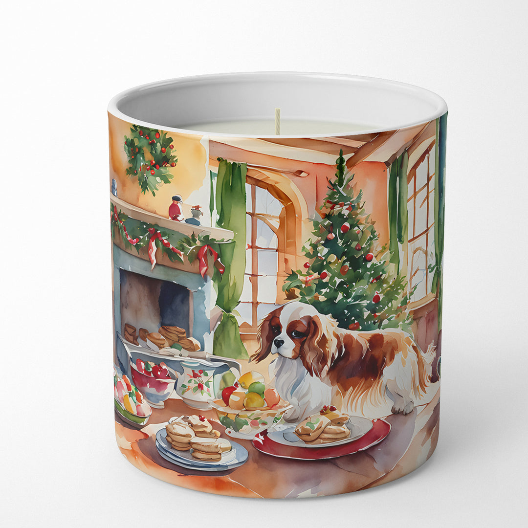 Cavalier Spaniel Christmas Cookies Decorative Soy Candle Image 1