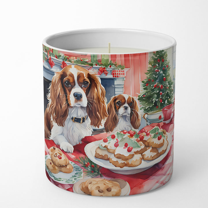 Cavalier Spaniel Christmas Cookies Decorative Soy Candle Image 1