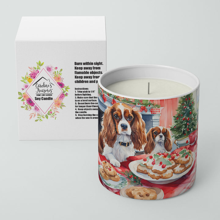 Cavalier Spaniel Christmas Cookies Decorative Soy Candle Image 2