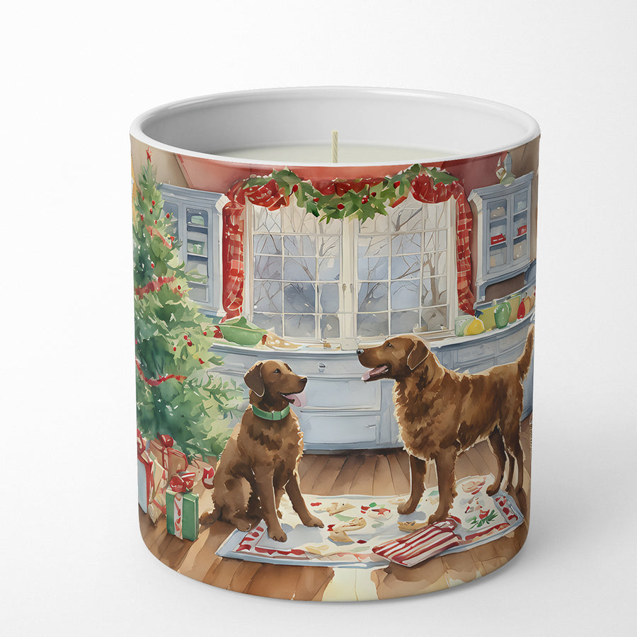 Chesapeake Bay Retriever Christmas Cookies Decorative Soy Candle Image 1