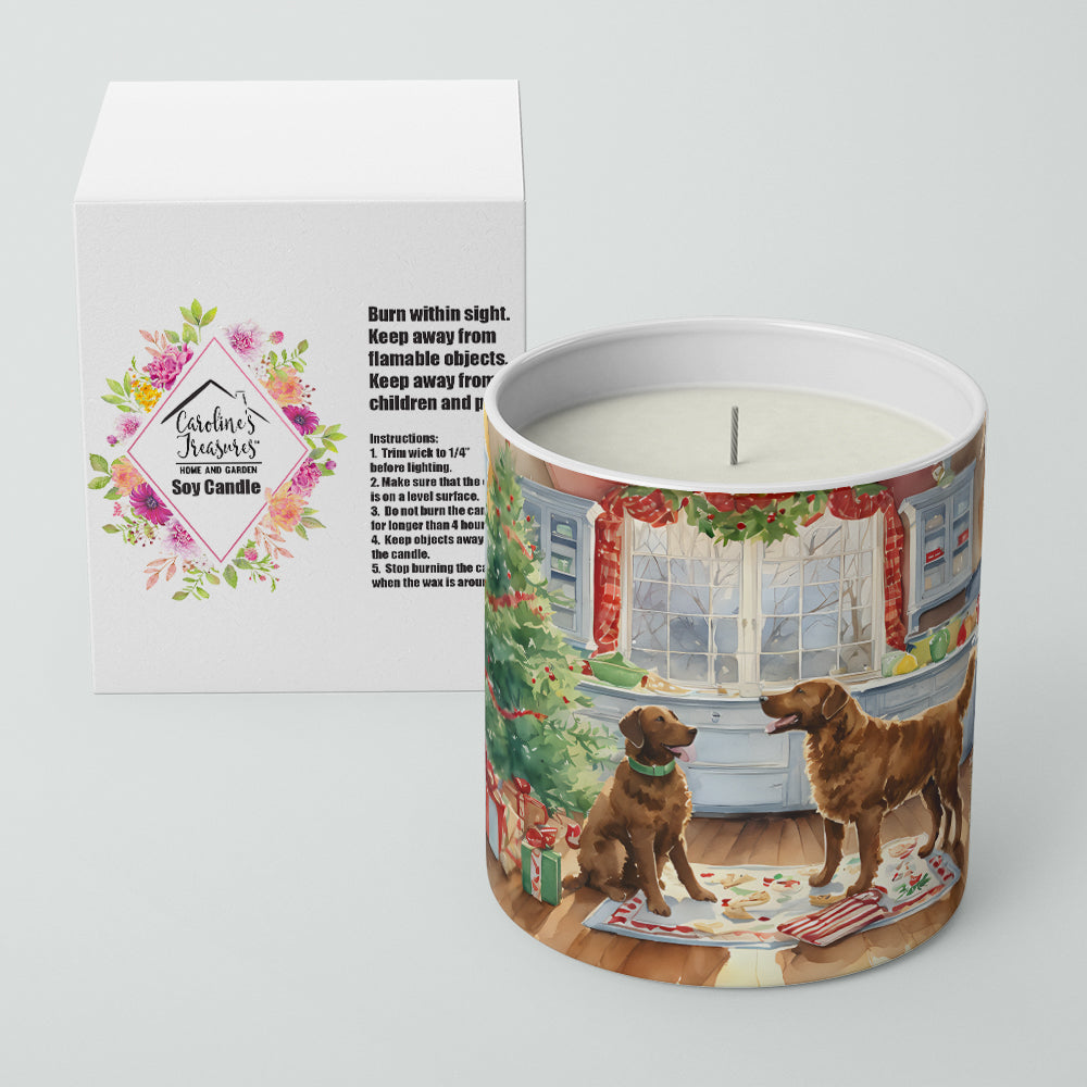 Chesapeake Bay Retriever Christmas Cookies Decorative Soy Candle Image 2