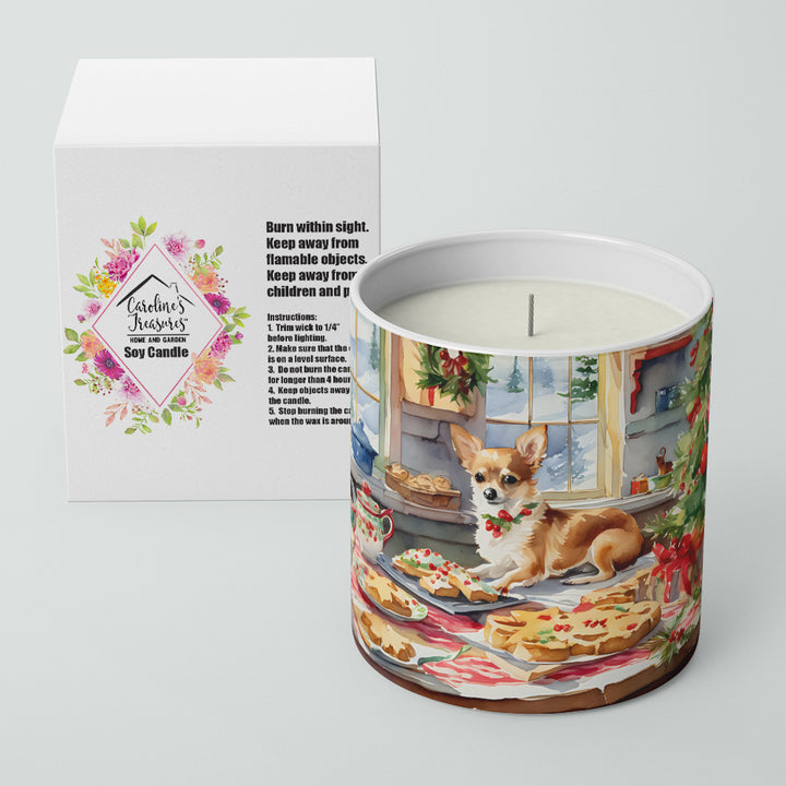 Chihuahua Christmas Cookies Decorative Soy Candle Image 2