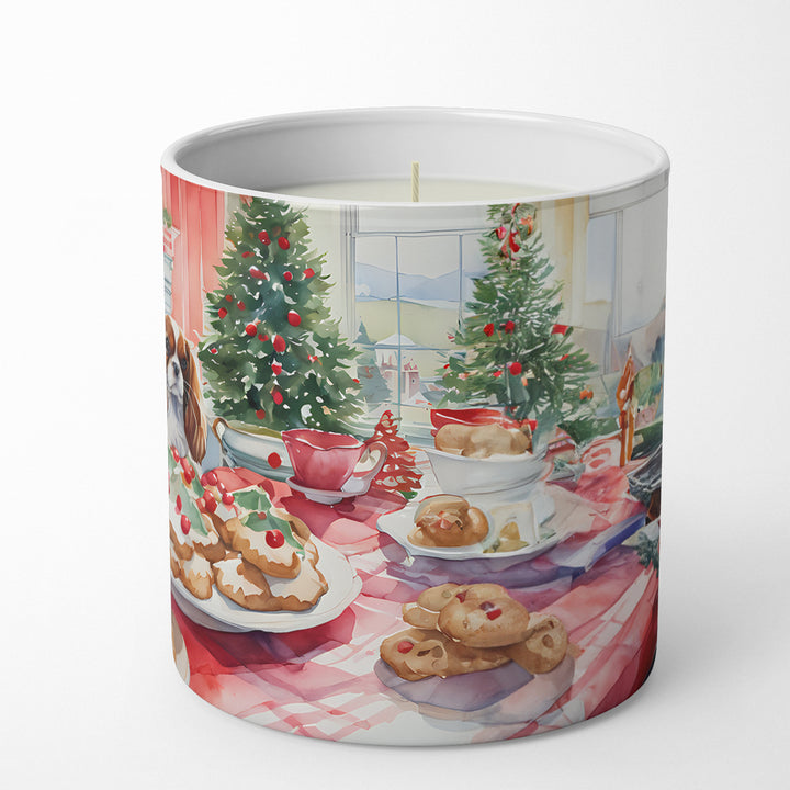 Cavalier Spaniel Christmas Cookies Decorative Soy Candle Image 5