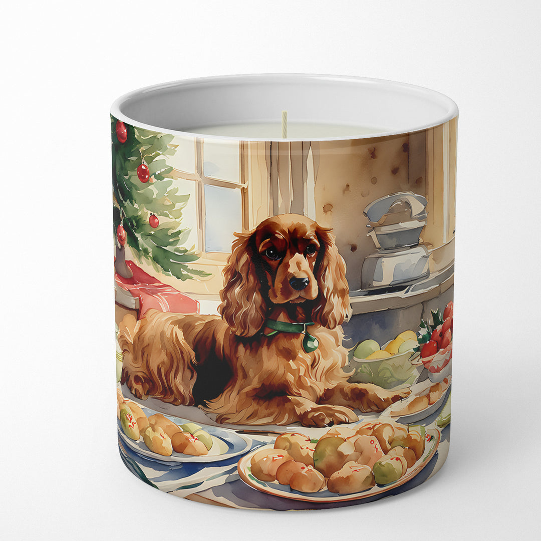 Cocker Spaniel Christmas Cookies Decorative Soy Candle Image 1