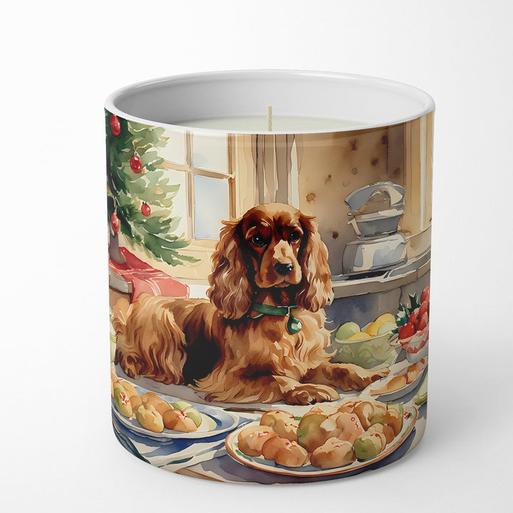 Cocker Spaniel Christmas Cookies Decorative Soy Candle Image 1