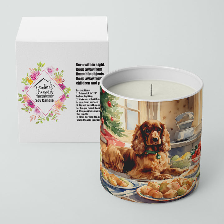 Cocker Spaniel Christmas Cookies Decorative Soy Candle Image 2