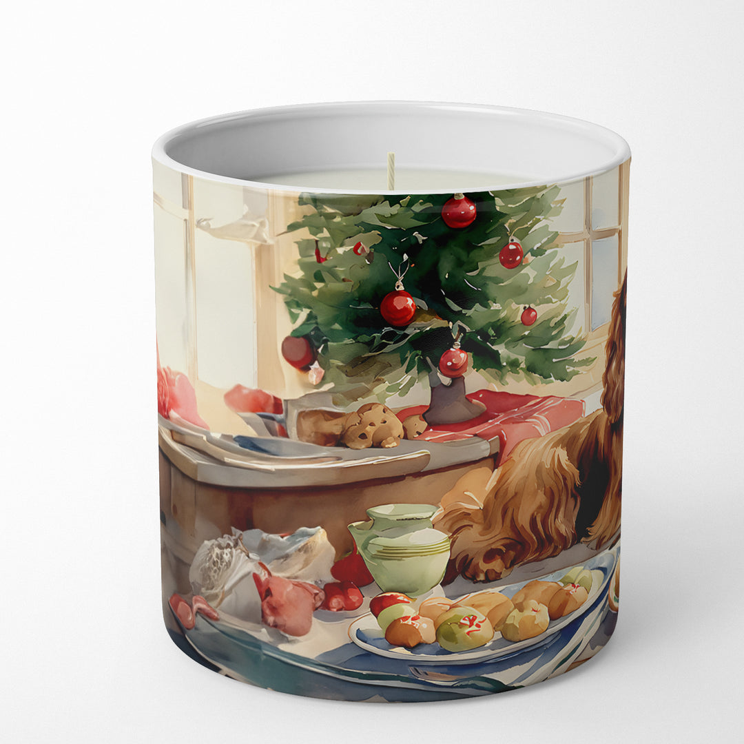 Cocker Spaniel Christmas Cookies Decorative Soy Candle Image 3