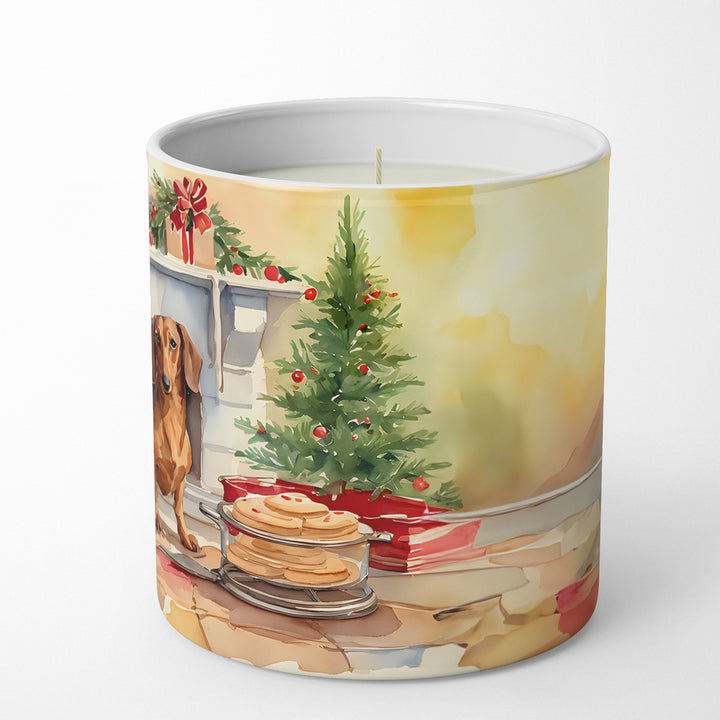 Dachshund Christmas Cookies Decorative Soy Candle Image 5