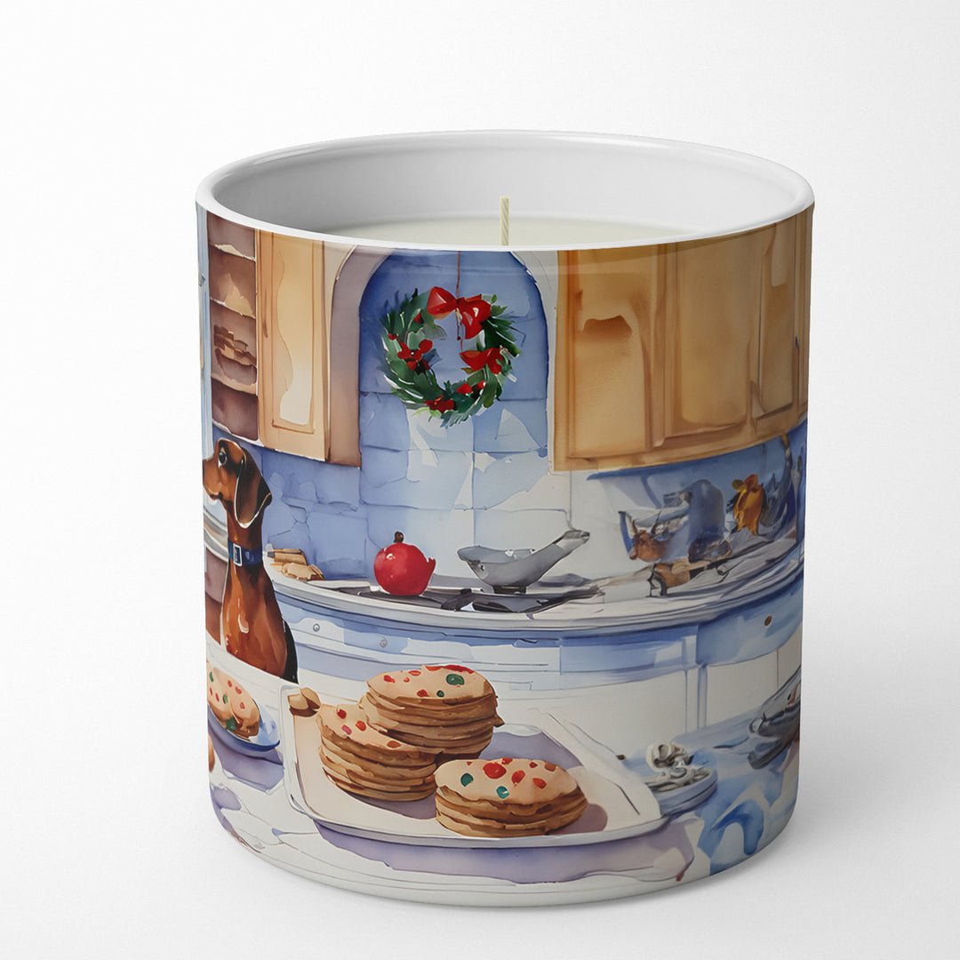 Dachshund Christmas Cookies Decorative Soy Candle Image 5