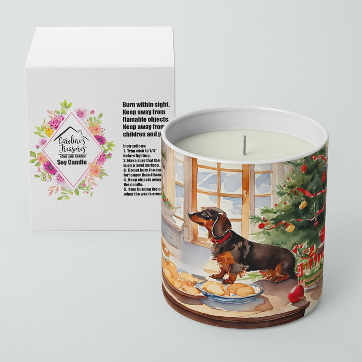 Dachshund Christmas Cookies Decorative Soy Candle Image 2