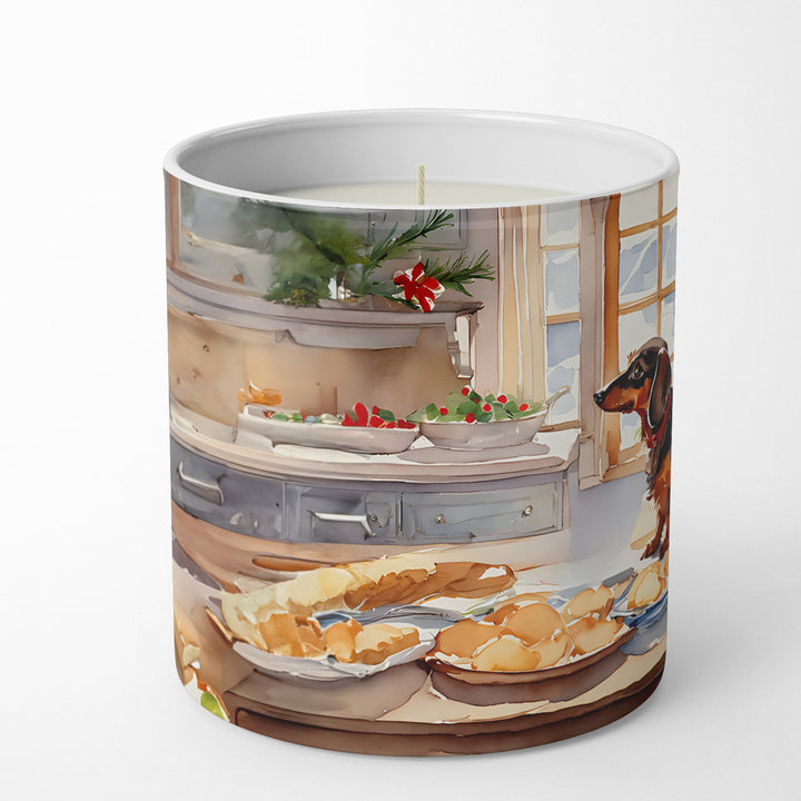 Dachshund Christmas Cookies Decorative Soy Candle Image 3