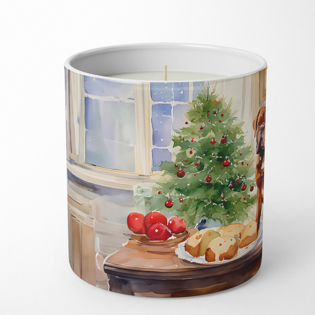 Dogue de Bordeaux Christmas Cookies Decorative Soy Candle Image 3