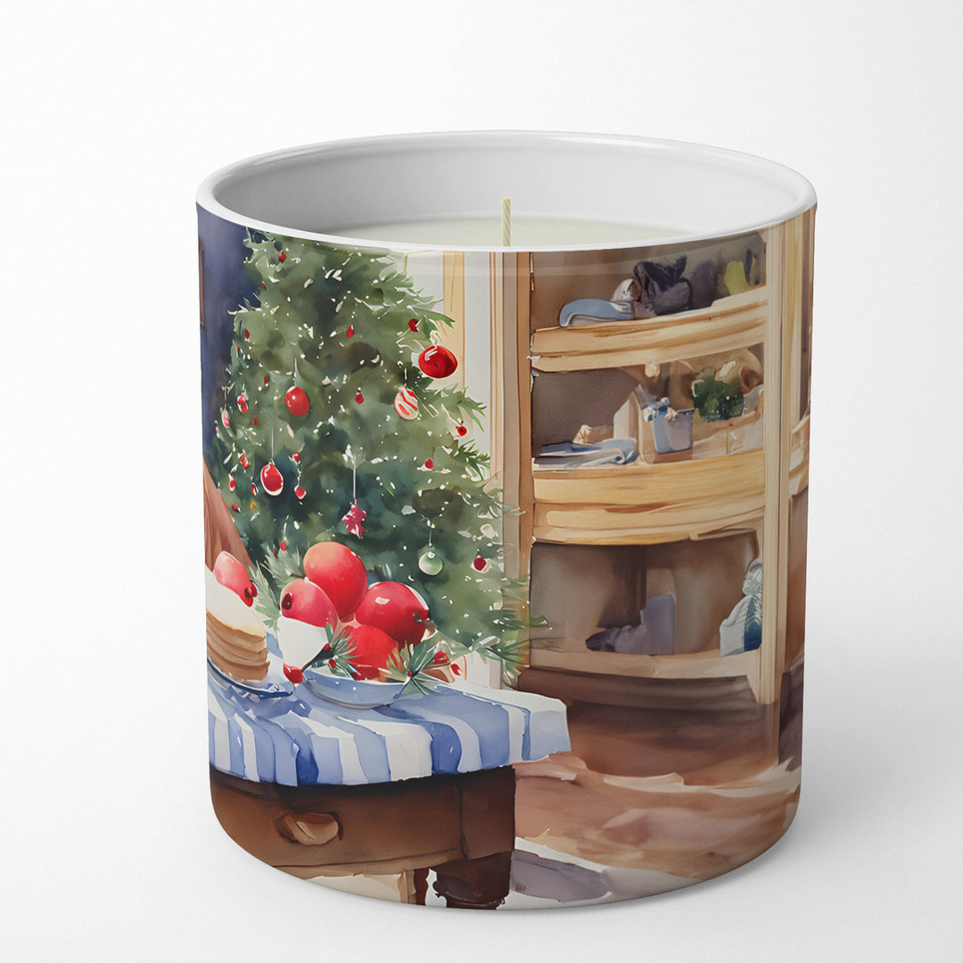 Dogue de Bordeaux Christmas Cookies Decorative Soy Candle Image 5