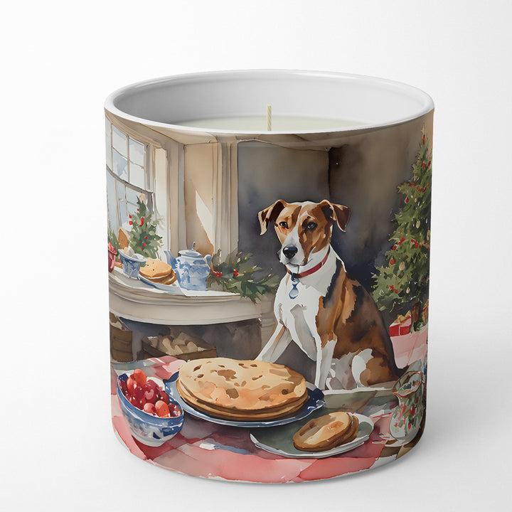 English Foxhound Christmas Cookies Decorative Soy Candle Image 1